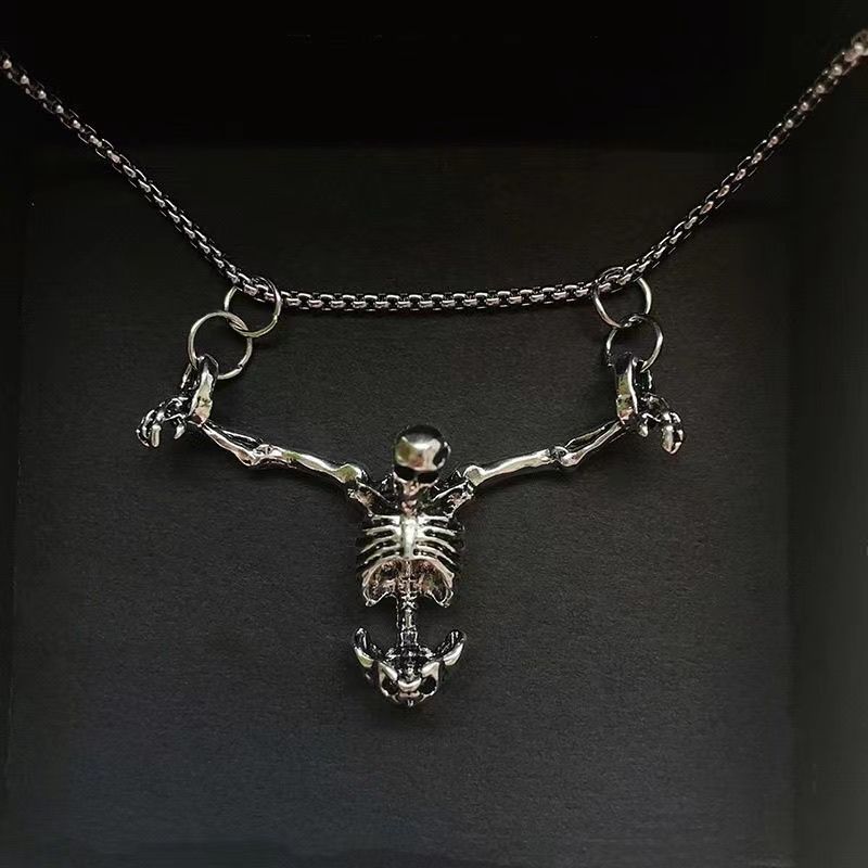 Halloween skull pendant