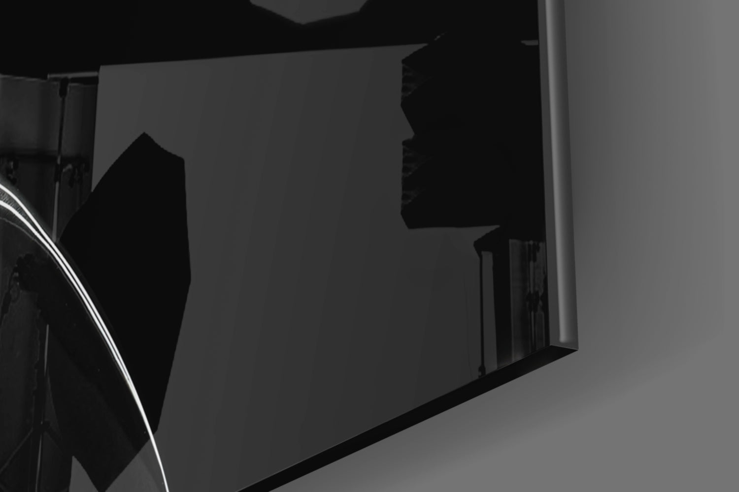 Hourglass Glass Wall Art