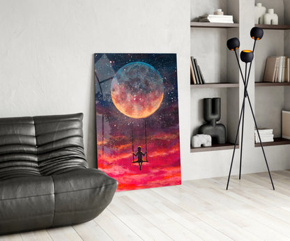 Freedom Glass Wall Art