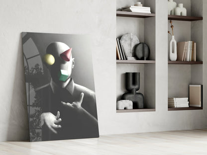Juggler Glass Wall Art