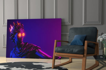 Cool Statue Glass Wall Art