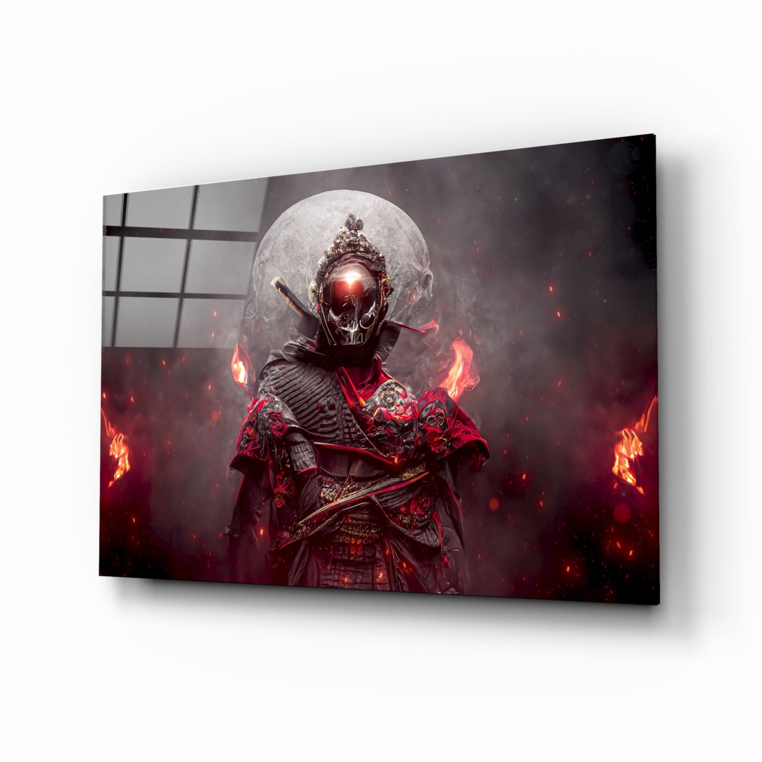 Fire Fighter Glass Art  || Designer Collection