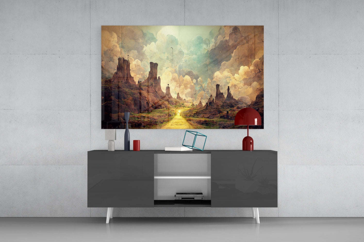 Road to the End Glass Art  || Designer Collection