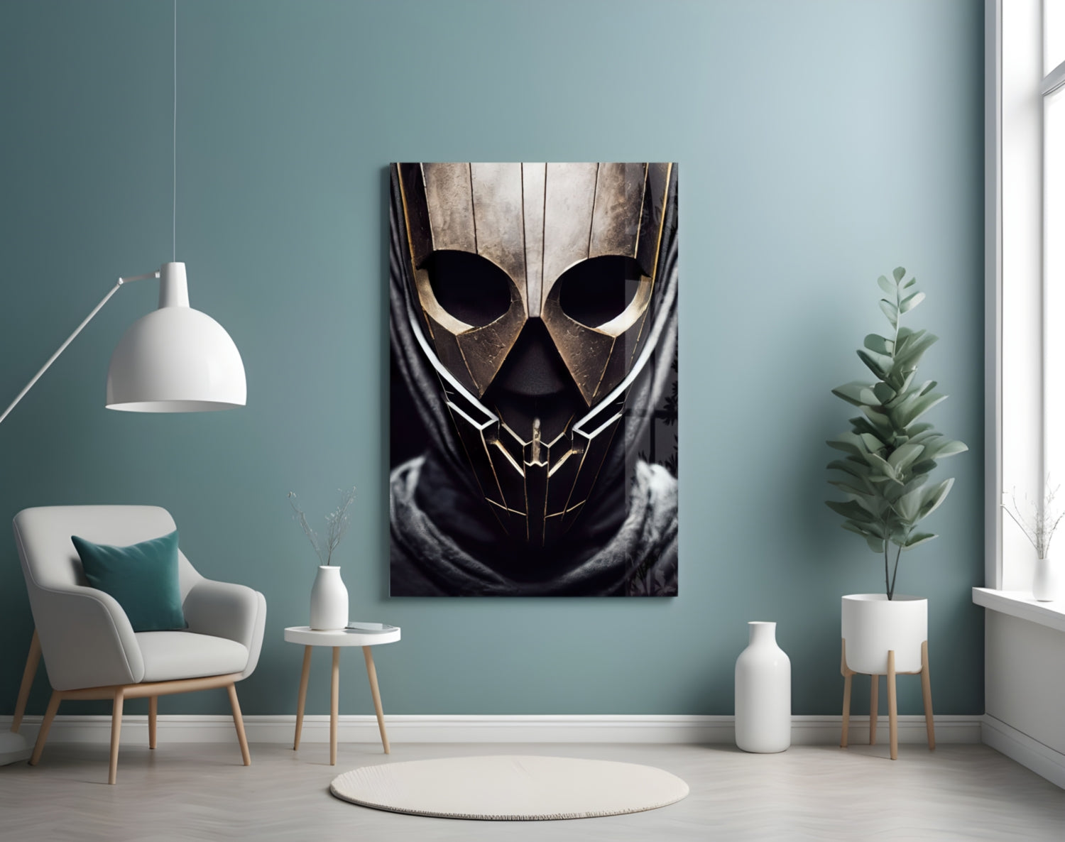 Peace Fighter Glass Art  || Designer Collection
