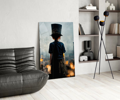 Burning the Past Glass Art  || Designer Collection