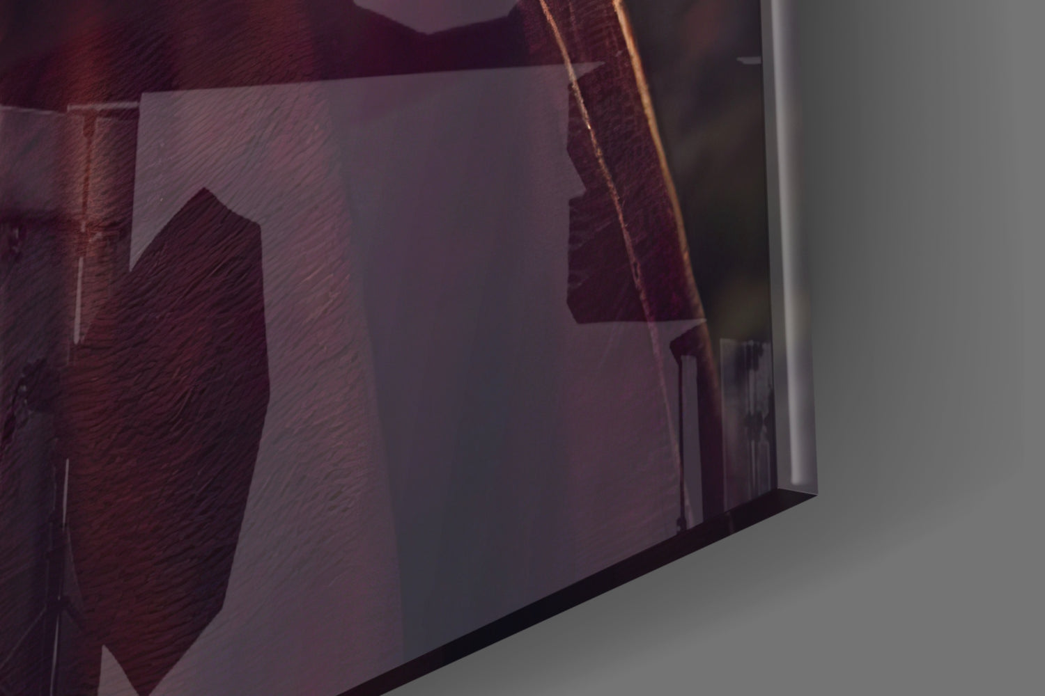 Armored Knight Fox Portrait Glass Wall Art