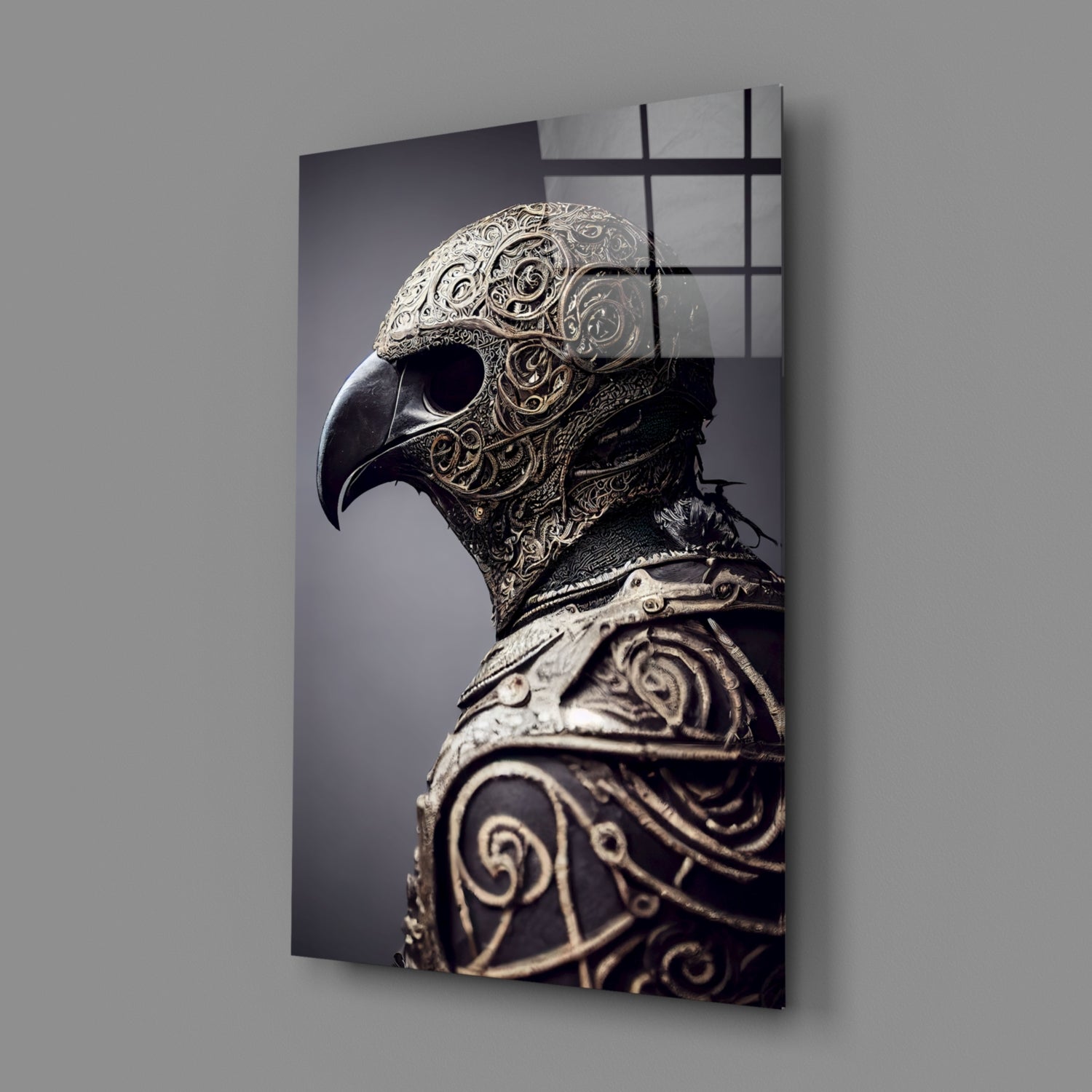 The Bird Glass Wall Art || Designer Collection