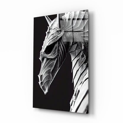 Iron Dragon Glass Art  || Designer Collection
