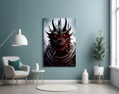The Beast Glass Wall Art || Designer Collection