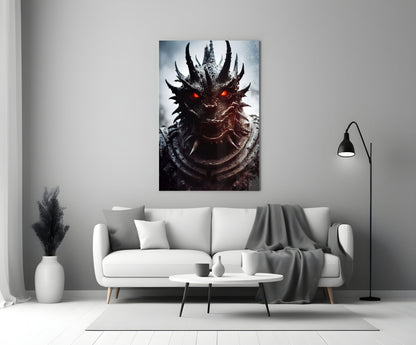 The Beast Glass Wall Art || Designer Collection