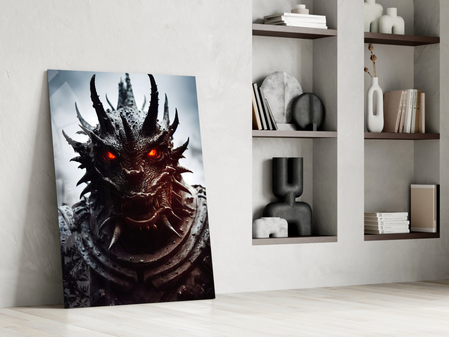 The Beast Glass Wall Art || Designer Collection