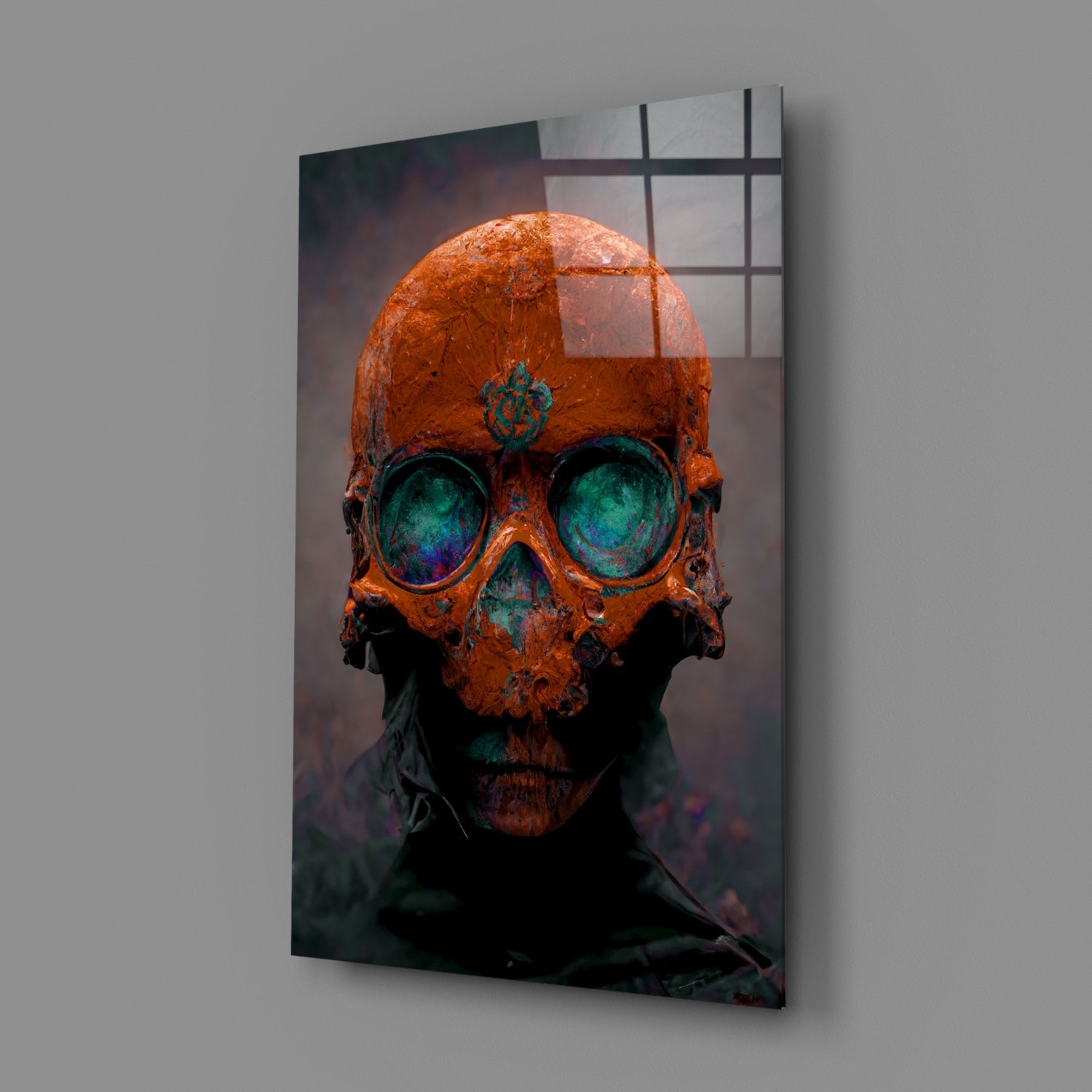 Skull Glass Art  || Designer Collection