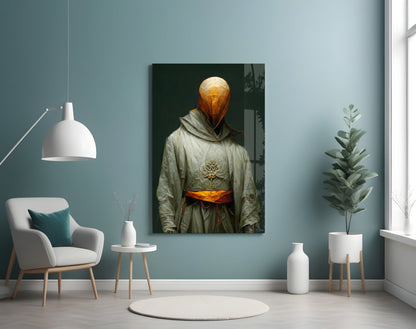 Headless Monk Glass Art  || Designer Collection