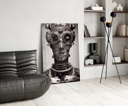 To be a Machine Glass Wall Art || Designer Collection