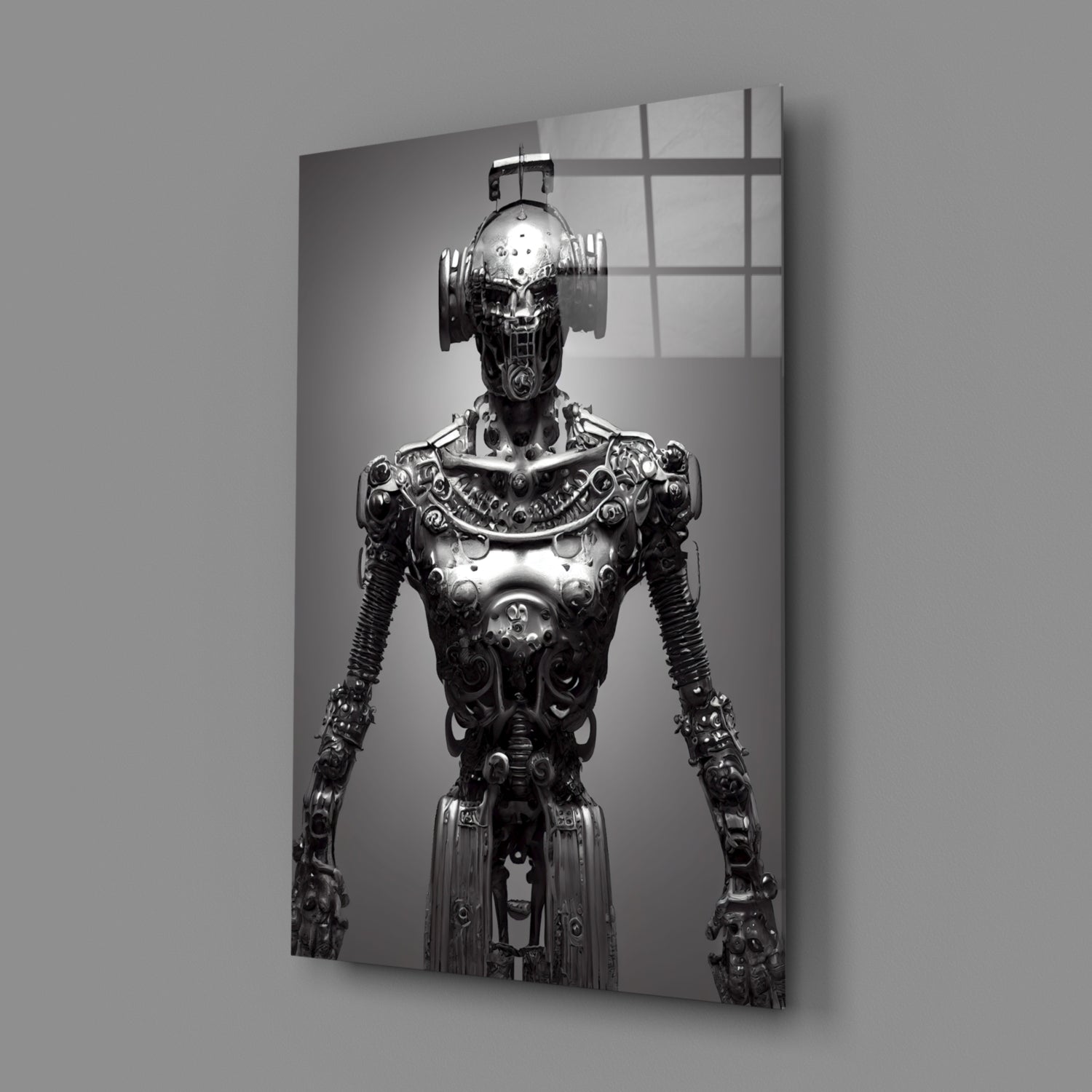 Humachine" Glass Art  || Designer Collection