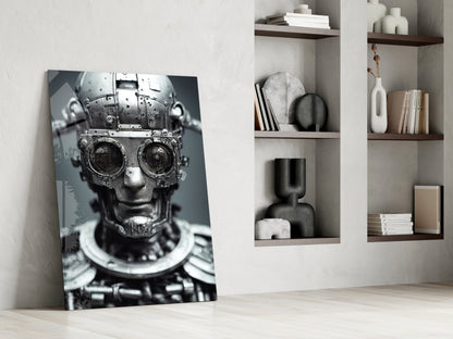 Humachine" Glass Wall Art  || Designer Collection