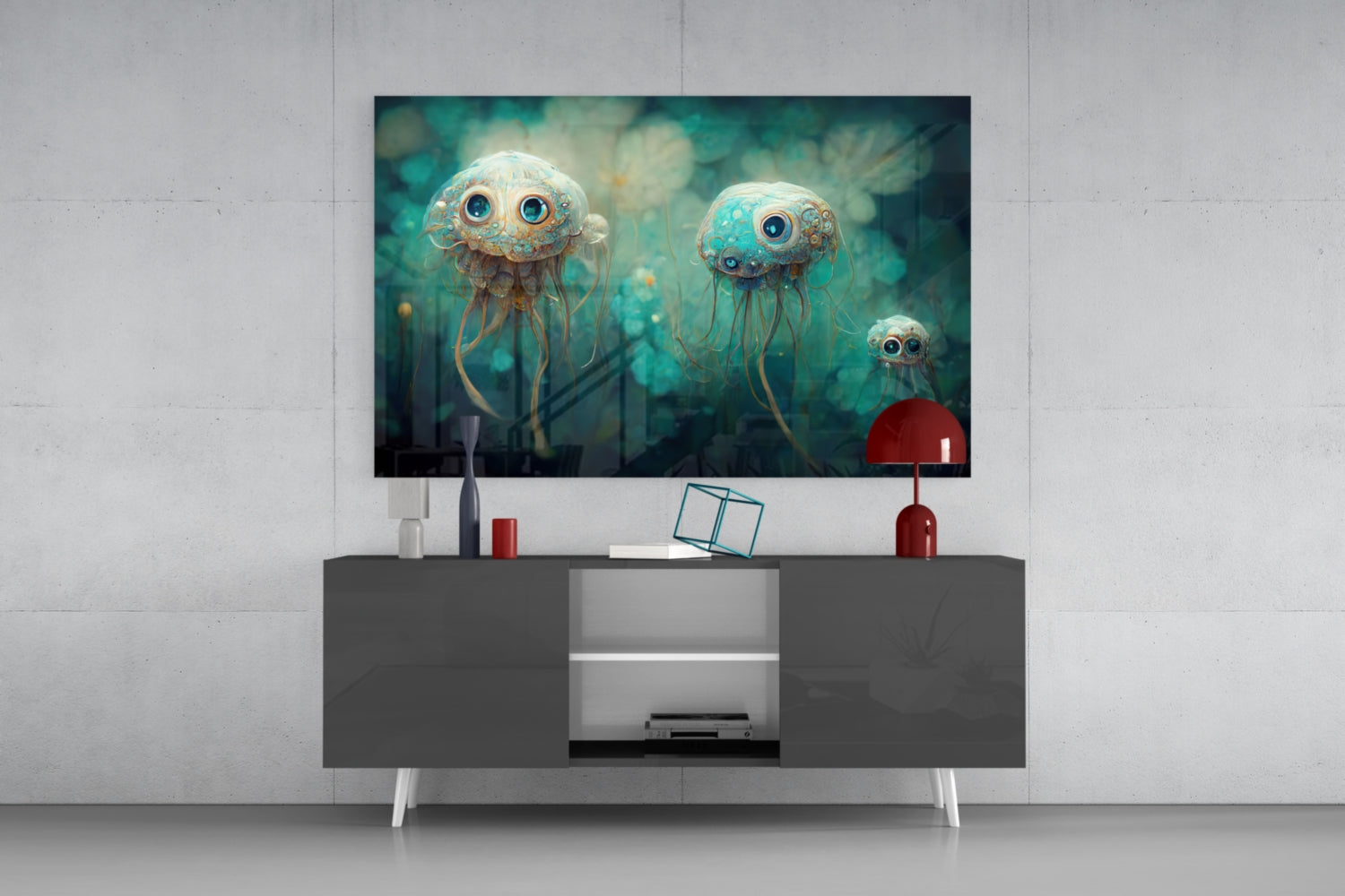 Jelly Eyes Glass Art  || Designer Collection