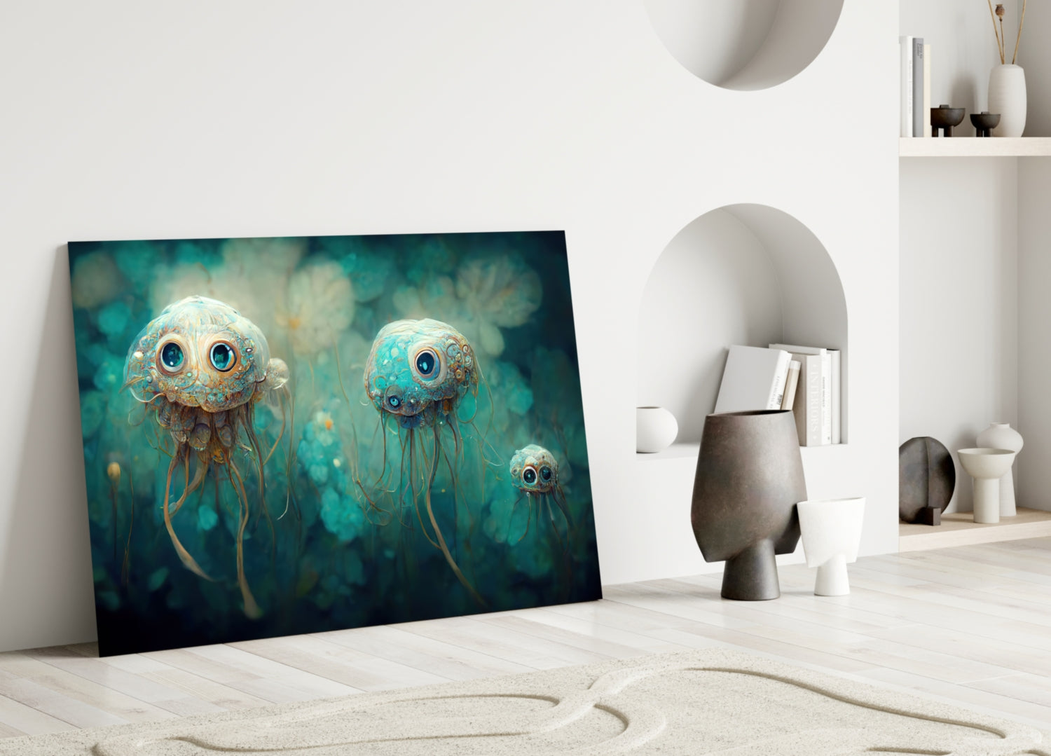 Jelly Eyes Glass Art  || Designer Collection