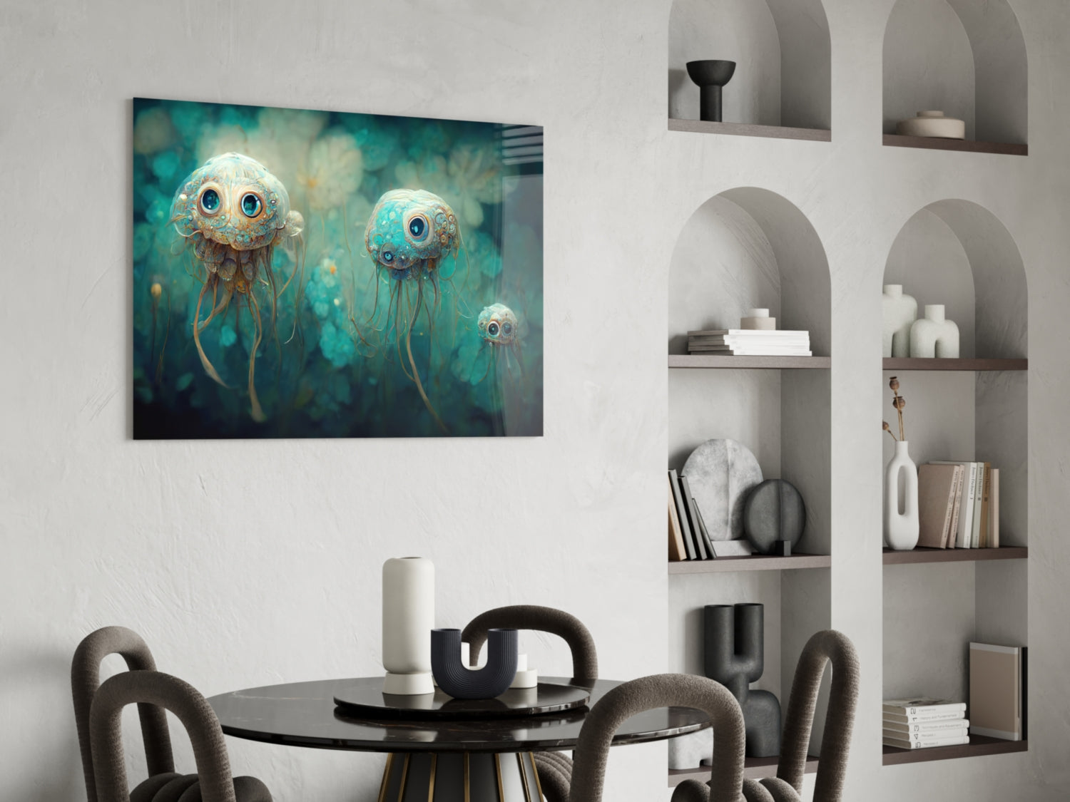 Jelly Eyes Glass Art  || Designer Collection