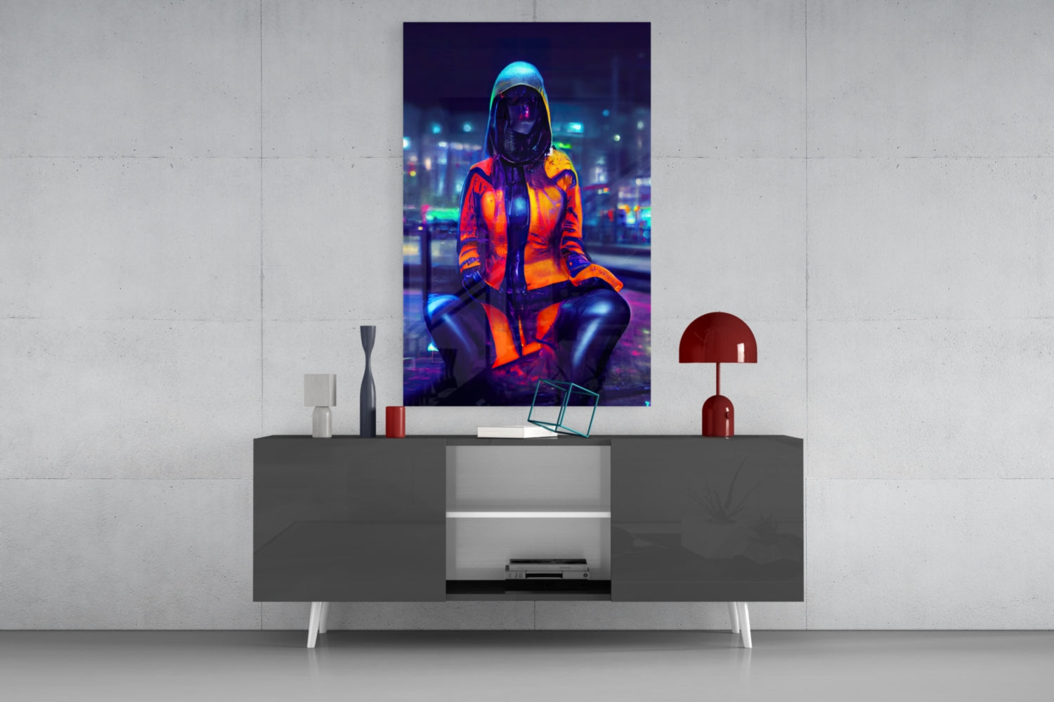The Wait Glass Wall Art || Designer Collection