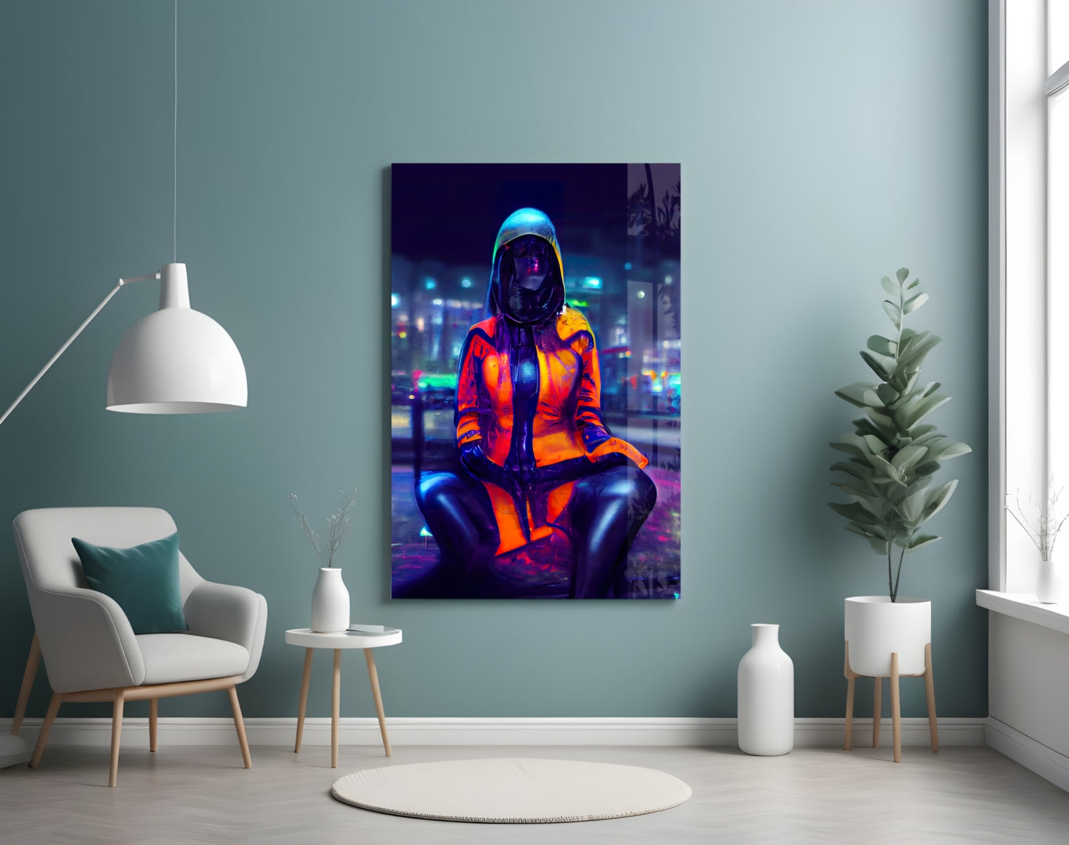 The Wait Glass Wall Art || Designer Collection