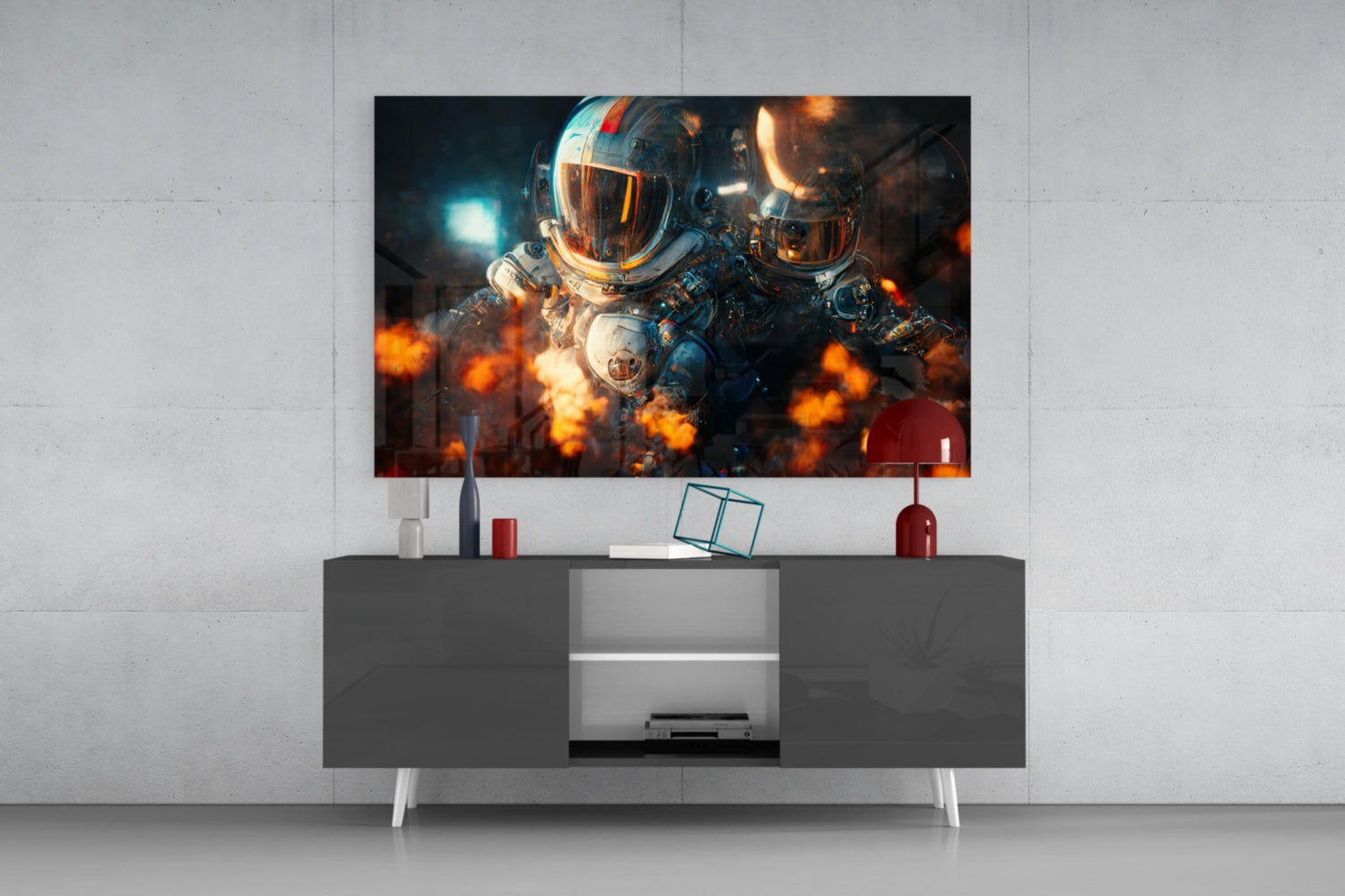 The Drift Glass Wall Art || Designer Collection