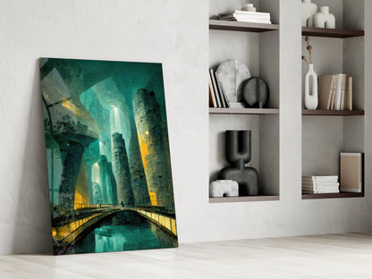 Underground Glass Wall Art  || Designers Collection