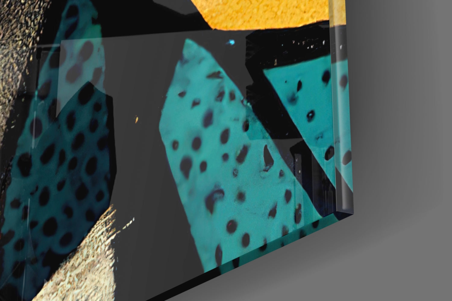 The Cat Glass Wall Art || Designer Collection
