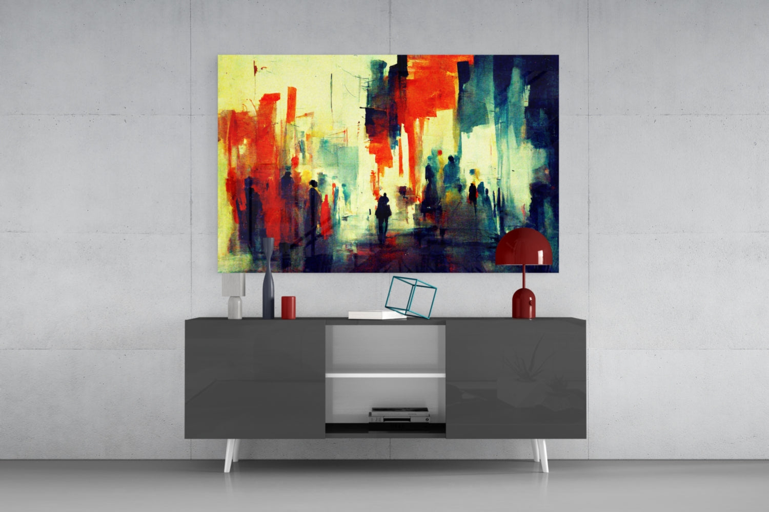 Silhouettes Glass Wall Art  || Designer Collection