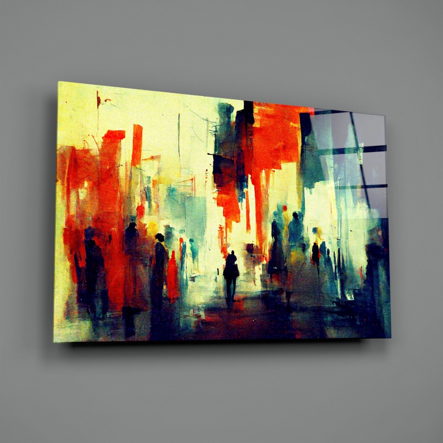 Silhouettes Glass Wall Art  || Designer Collection