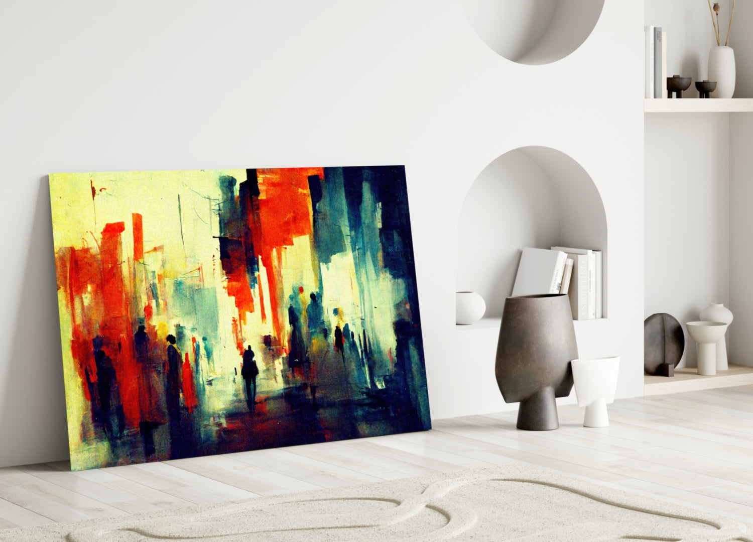 Silhouettes Glass Wall Art  || Designer Collection