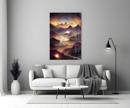 Lavas Glass Wall Art  || Designer Collection