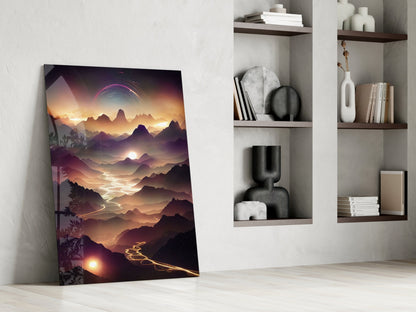 Lavas Glass Wall Art  || Designer Collection