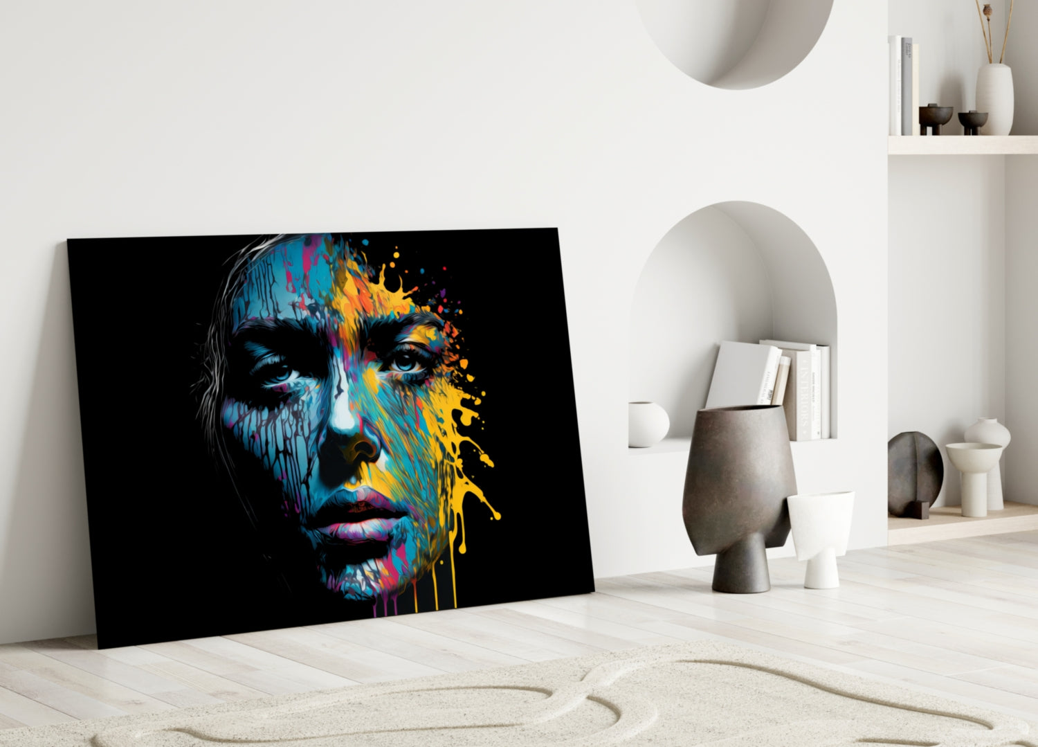 Beautiful Splash Glass Wall Art  || Designer Collection