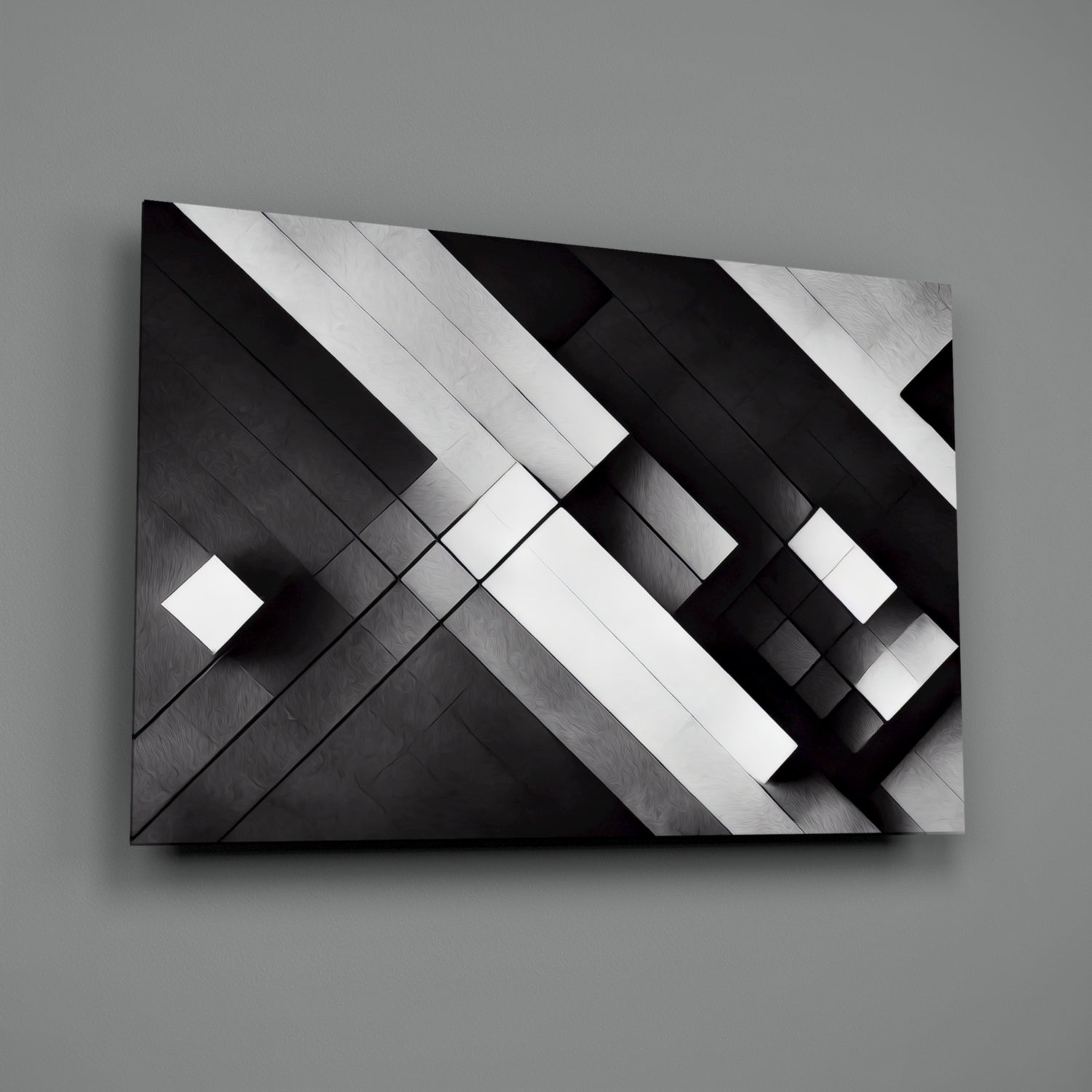 Cubic Glass Wall Art  || Designers Collection
