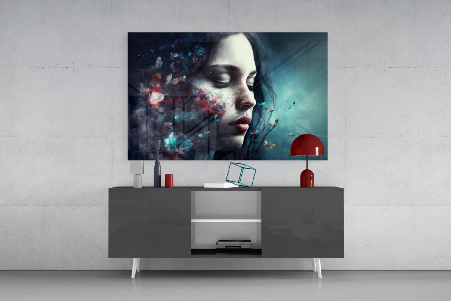 Butterfly Dreams Glass Wall Art  || Designer Collection