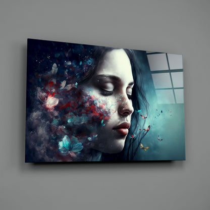 Butterfly Dreams Glass Wall Art  || Designer Collection