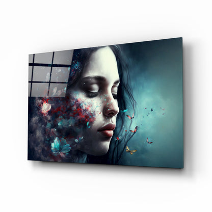 Butterfly Dreams Glass Wall Art  || Designer Collection