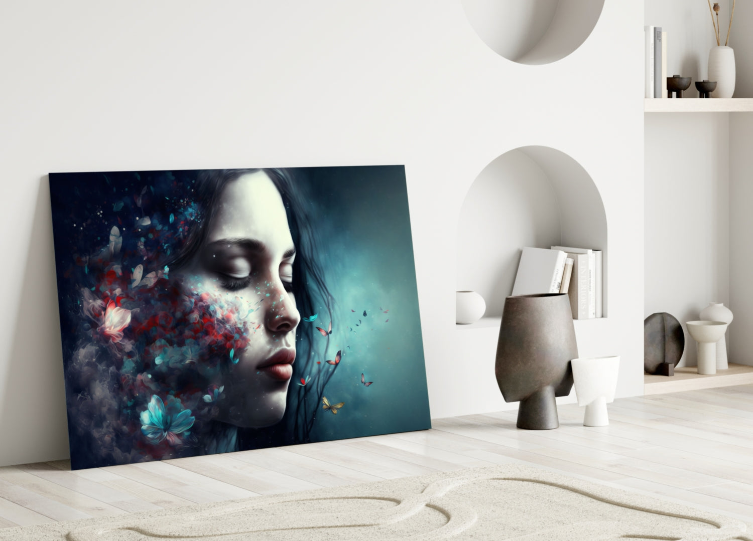 Butterfly Dreams Glass Wall Art  || Designer Collection