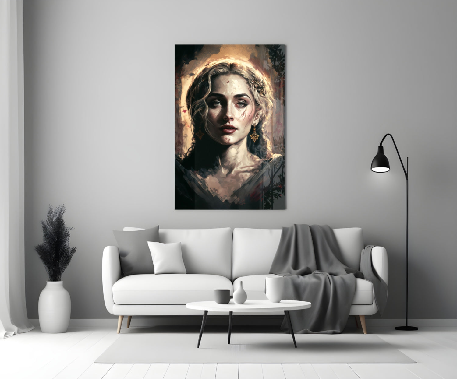 Madonna Glass Wall Art  || Designer Collection