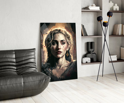 Madonna Glass Wall Art  || Designer Collection