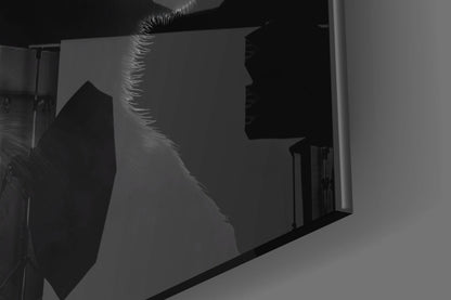 3 Wise Monkeys Chrome Edition Glass Wall Art || Designer Collection