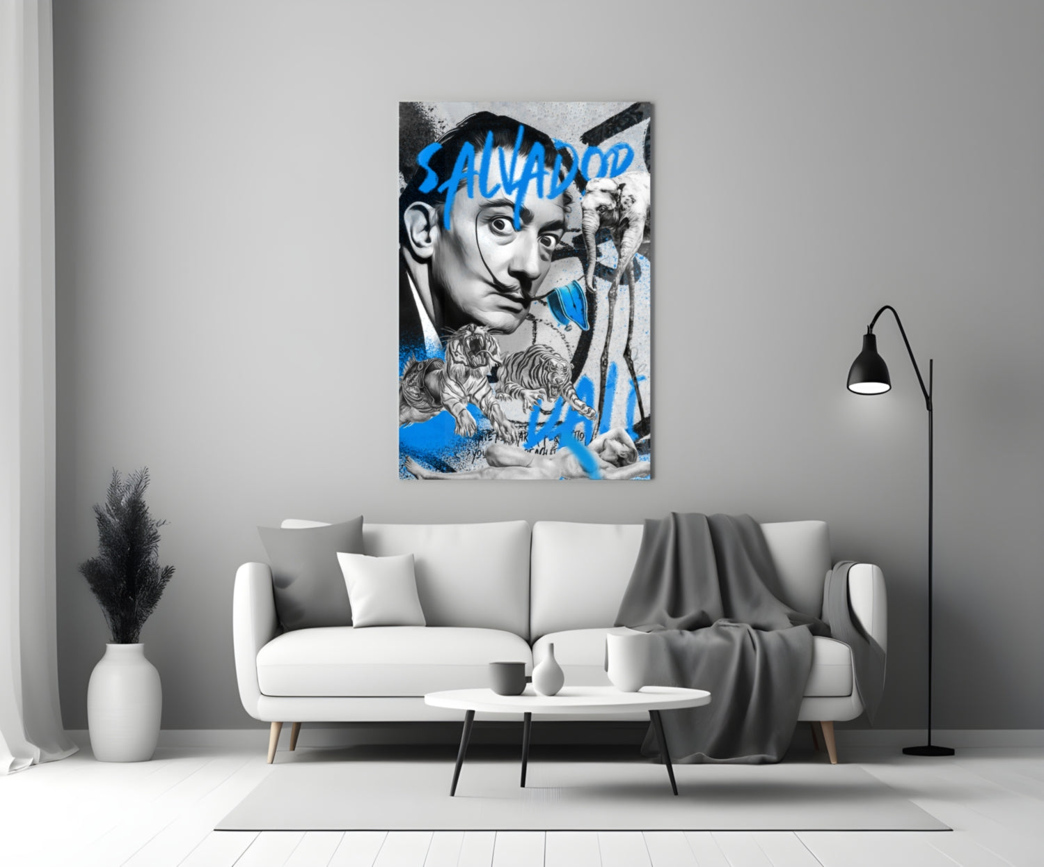 Surrealism and The Jungle Glass Wall Art || Designer Collection
