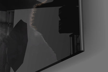 3 Wise Monkeys Glass Wall Art || Designer Collection