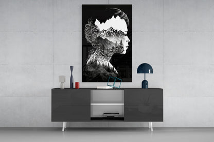 Forest in my Mind Glass Wall Art || Designer Collection