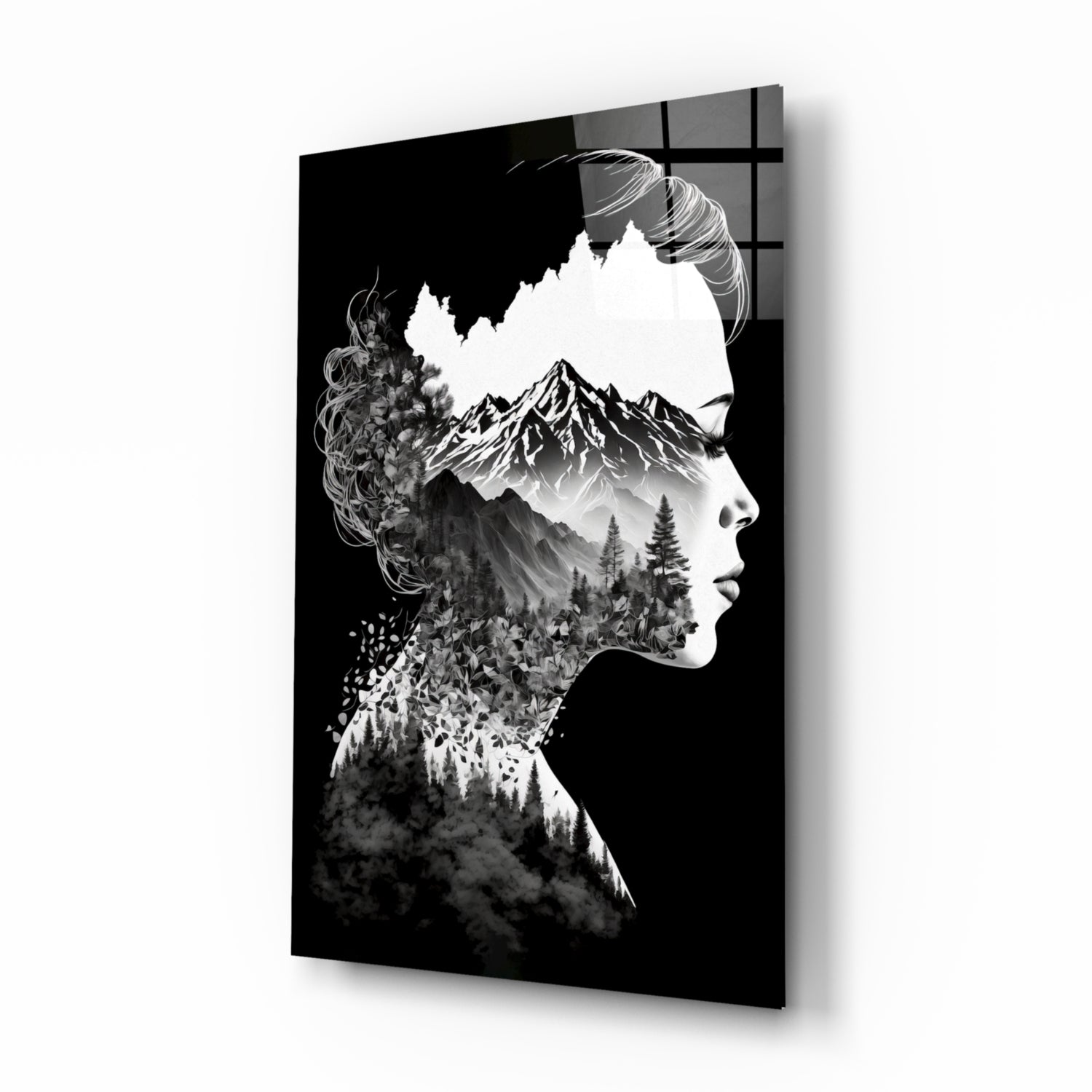 Forest in my Mind Glass Wall Art || Designer Collection