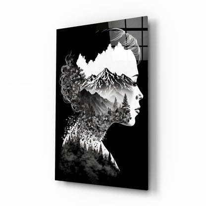 Forest in my Mind Glass Wall Art || Designer Collection