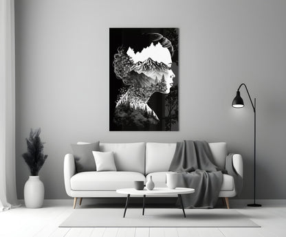 Forest in my Mind Glass Wall Art || Designer Collection