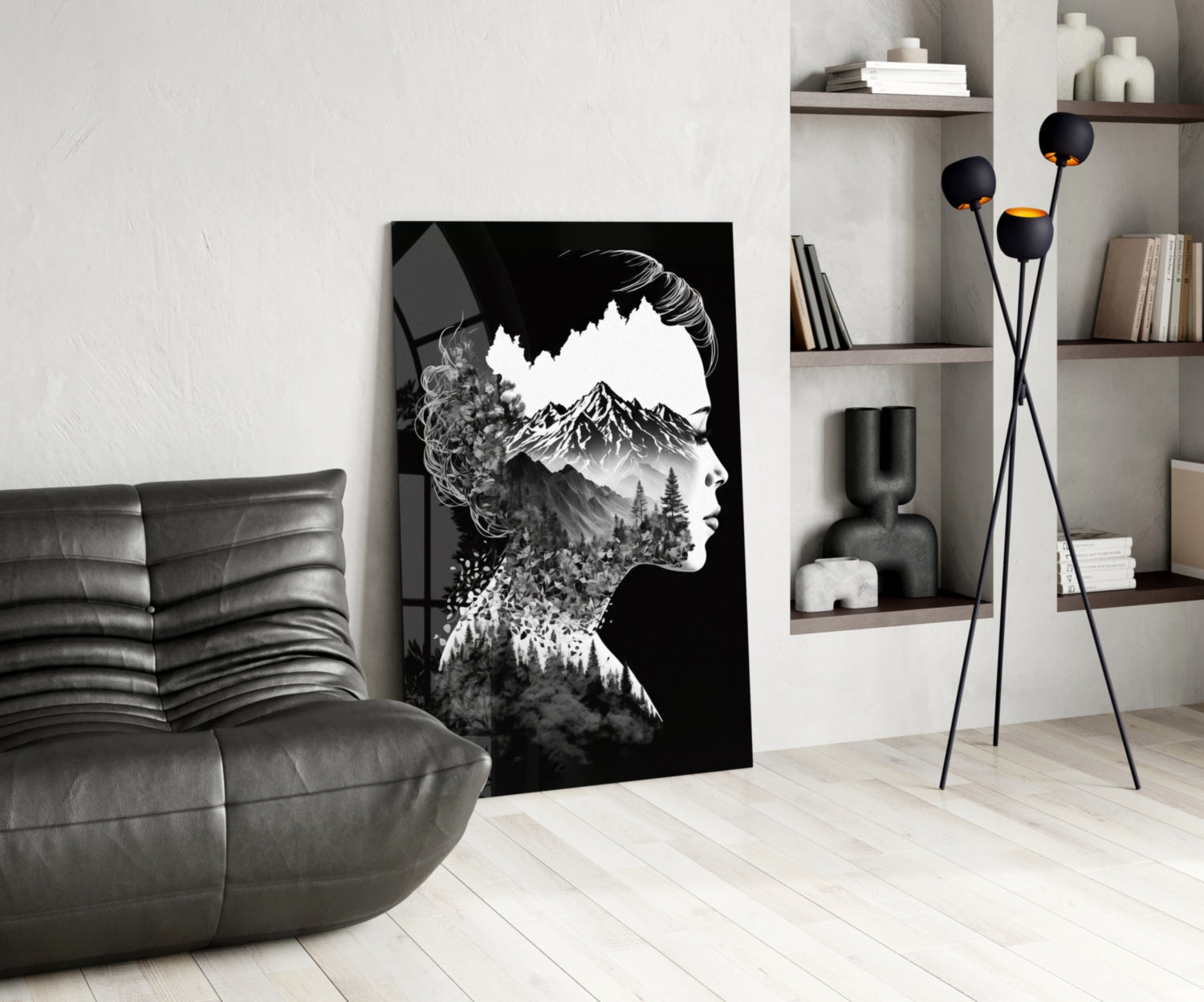 Forest in my Mind Glass Wall Art || Designer Collection