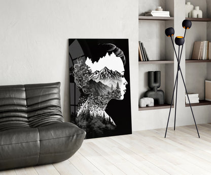 Forest in my Mind Glass Wall Art || Designer Collection